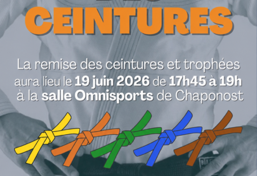 CEREMONIE DE REMISES DE CEINTURES DU 19/06/26